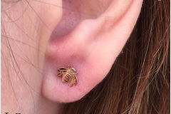 Ear lobe with LeRoi. Inkhaus Tattoo.