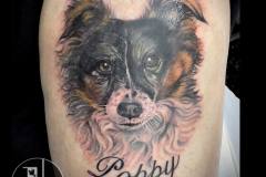 Dog Portrait. Inkhaus Tattoo.