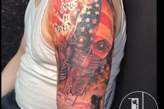 Hardware Themed Half Sleeve. Inkhaus Tattoo.