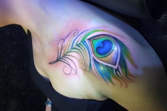 Peacock Feather. Inkhaus Tattoo.