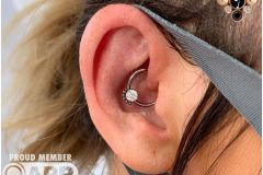 Daith piercing w/ LeRoi cbr.