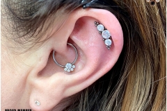 Daith Piercing with LeRoi CBR. Inkhaus Tattoo.