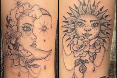 Sun and Moon. Inkhaus Tattoo.