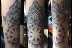 Dotwork and Mehndi. Inkhaus Tattoo.