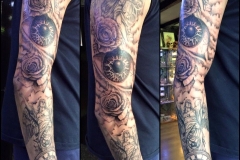 Greyscale Outer Sleeve. Inkhaus Tattoo.