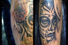 Day of the Dead Sleeve Work in Progress