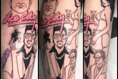 Mostly Monochrome GTA Vice City. Inkhaus Tattoo.