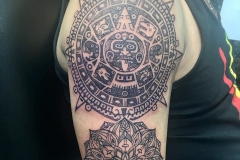 Mayan and Mandala. Inkhaus Tattoo.