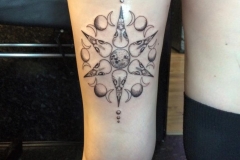Crow Skull Mandala. Inkhaus Tattoo.