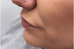 Nose Piercing w/ NeoMetal. Inkhaus Tattoo.