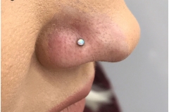 Nose Piercing w/ NeoMetal. Inkhaus Tattoo.