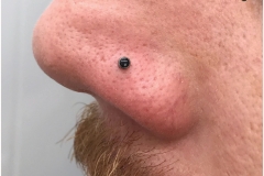 Nose Piercing w/ NeoMetal. Inkhaus Tattoo.