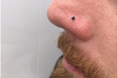 Nose Piercing w/ NeoMetal. Inkhaus Tattoo.