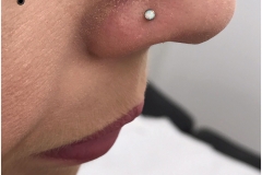 Nose Piercing w/ NeoMetal. Inkhaus Tattoo.