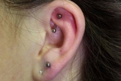 Rook Piercing. Inkhaus Tattoo.