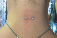 Nape Surface Piercing.