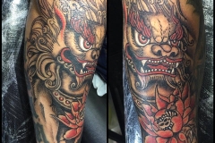 Foo Dog. Inkhaus Tattoo.