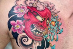 Hannya Mask. Inkhaus Tattoo.