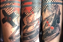 Trash Polka Car. Inkhaus Tattoo.