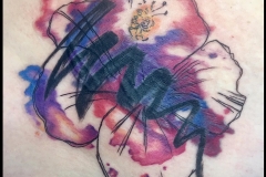 Watercolour Abstract Cover-up. Inkhaus Tattoo.