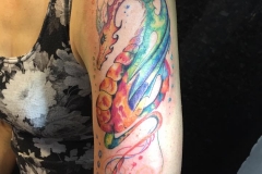 Watercolour Dragon. Inkhaus Tattoo.