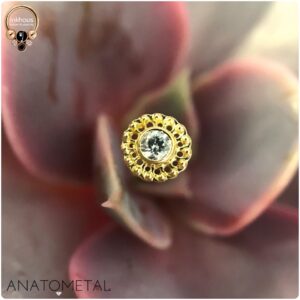 Gold Threadless Ends