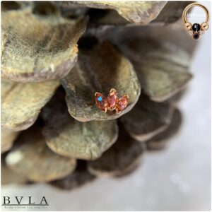 Rose Gold Threaded Ends