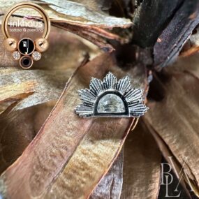 BVLA 14 Karat White Gold Himalia w/ genuine Crystal Quartz.