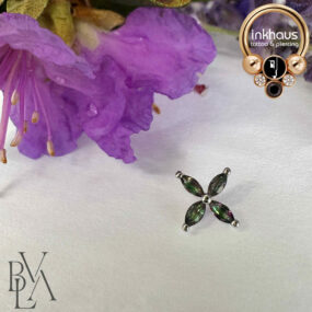 BVLA 14 Karat White Gold Ilium w/ Mystic Topaz.