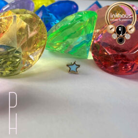 Pupil Hall 14 Karat Yellow Gold 'Star.'