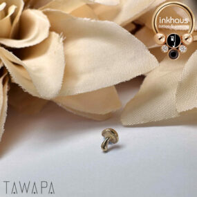 Tawapa 14 Karat Yellow Gold Mushroom.