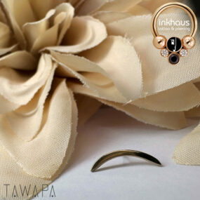 Tawapa 14 Karat Yellow Gold Solid Curve.