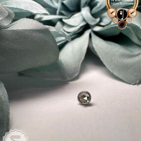 Ember 14 Karat White Gold 'Marceline' w/ Genuine Rose Cut Moissanite.